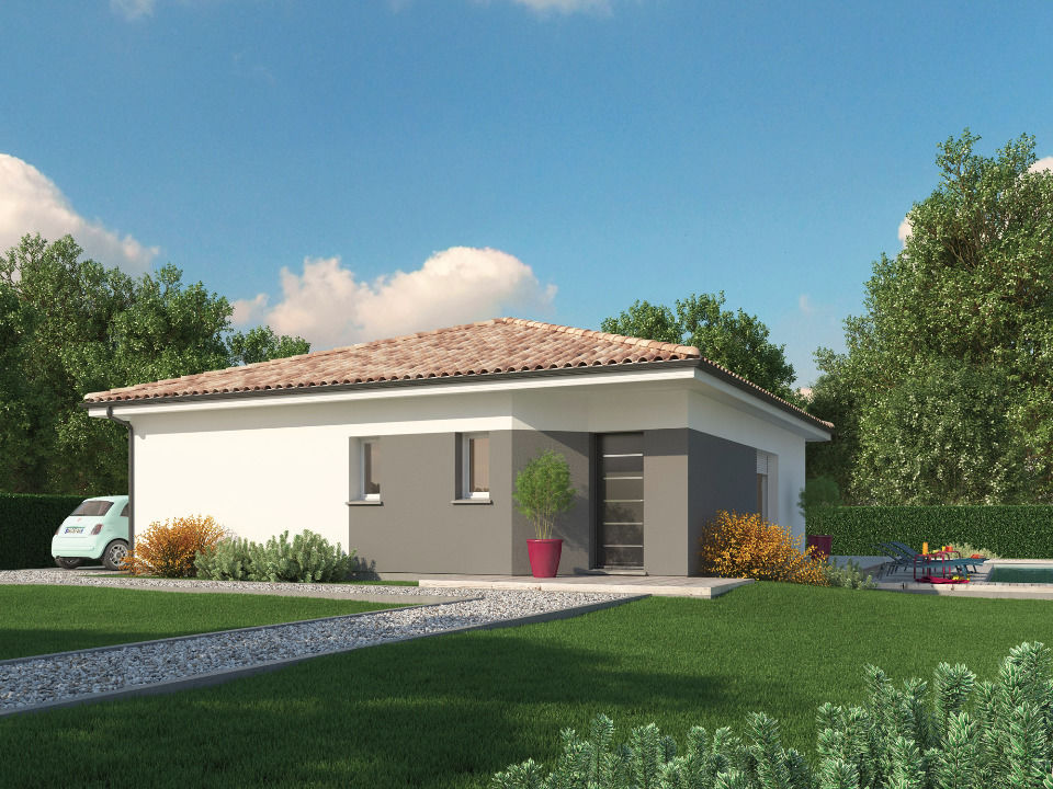 MAISON À CONSTRUIRE DE 90 M² À MARCHEPRIME CENTRE, À PRO....