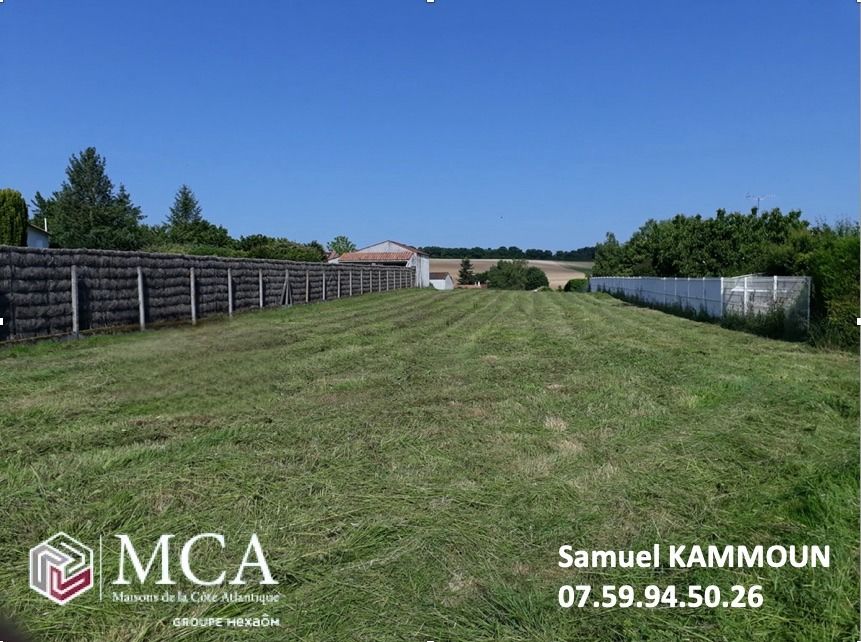 TERRAIN À CONSTRUIRE DE 1000 M² PROCHE DE SAINTES <br....