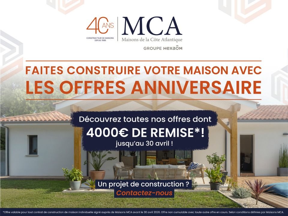 Amélie DABA des Maisons MCA à Capbreton, vous propose de....