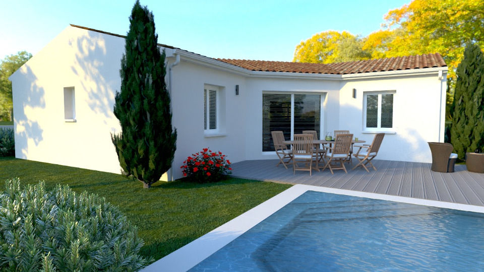 VENTE : maison de 5 pièces (99 m²) à Saint-Vaize Empl....