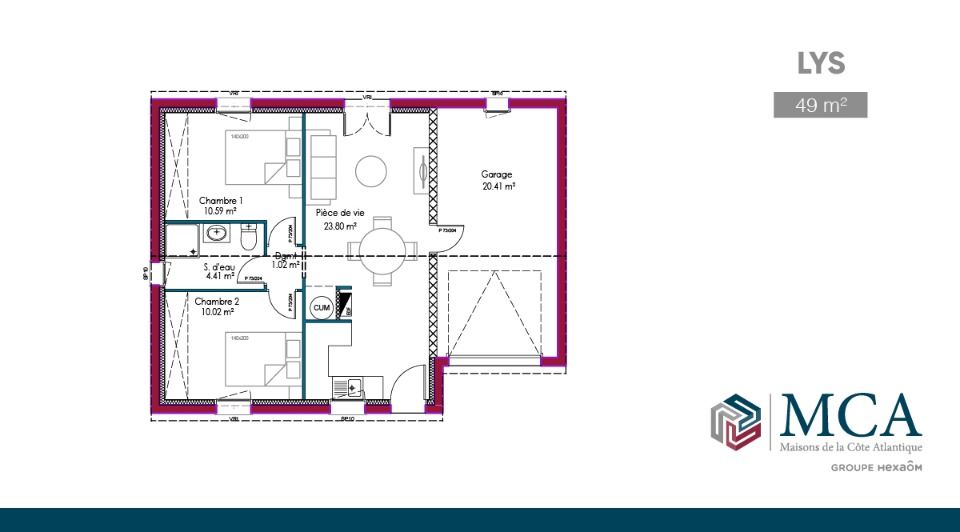 VENTE d'un terrain de 358 m² à Floirac Proche de Bord....
