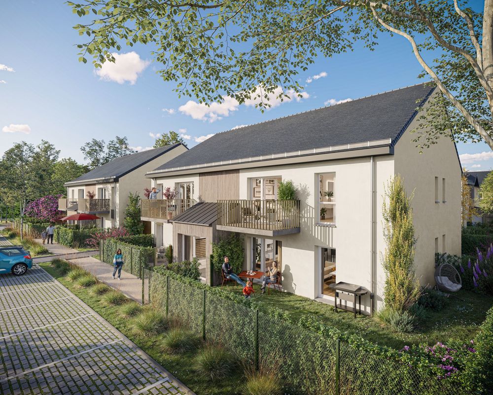 À VERRIÈRES-EN-ANJOU, VOTRE APPARTEMENT-JARDIN 2 OU 3 PI....