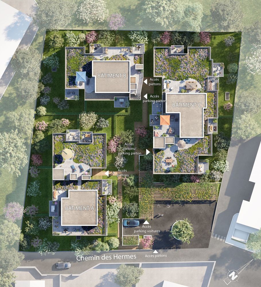 Votre appartement sur le toit 4 ou 5 pièces avec terrass....