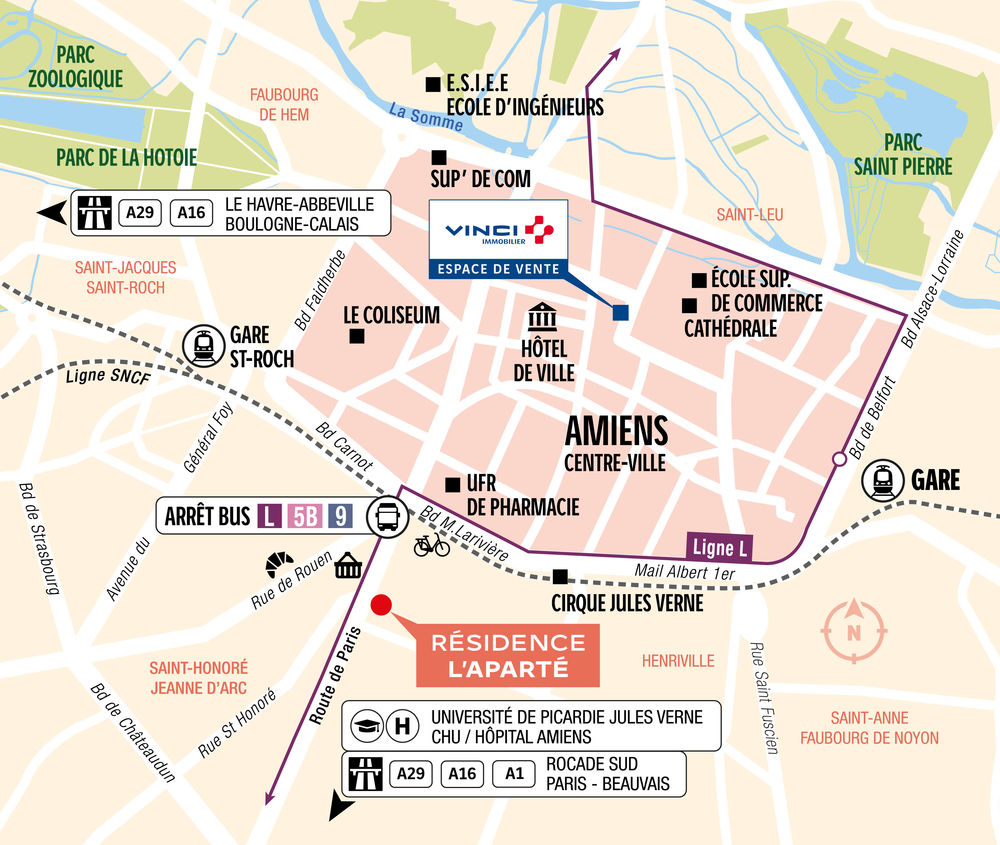Appartements neufs   Amiens (80000)