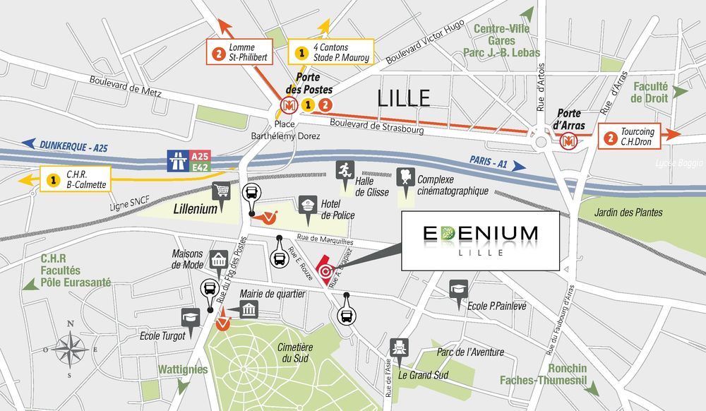 A deux pas du nouveau centre commercial LILLENIUM, décou....