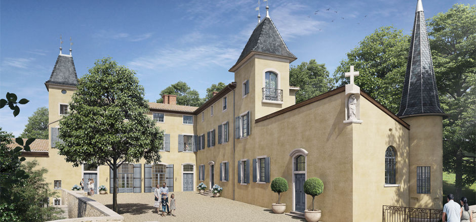 Niché au coeur d'un espace verdoyant des Monts-d'Or, en ....