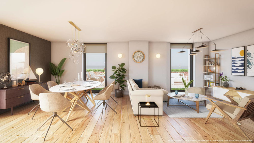Un logement face à la mer vous attend avec ce programme ....
