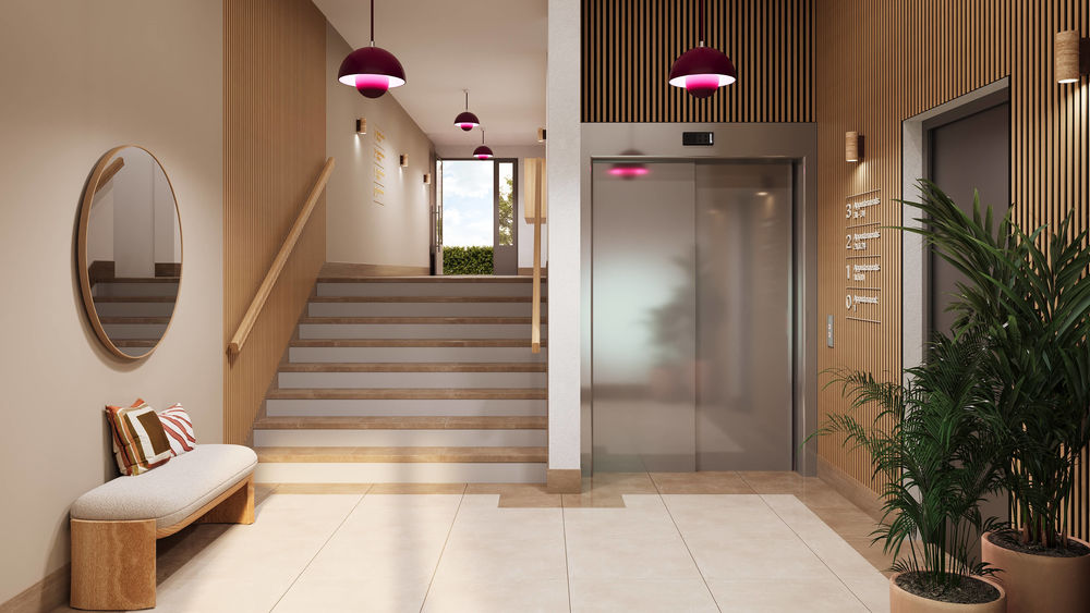 Ce programme immobilier neuf s'installe dans le quartier....