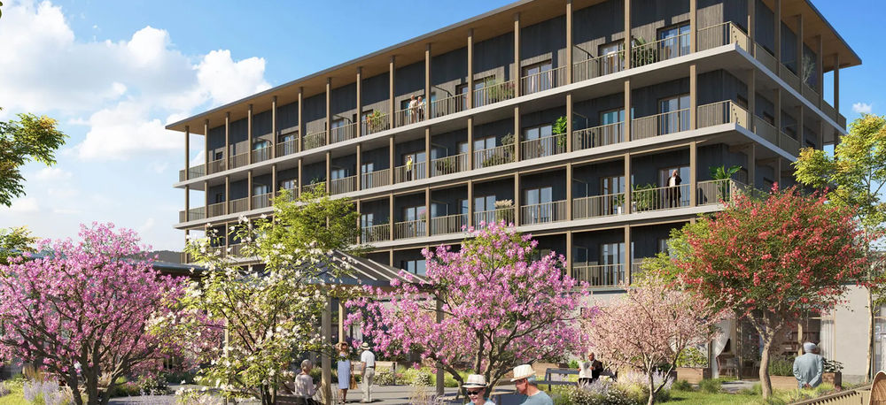 Au coeur de l'écoquartier du Sycomore, à Bussy-Saint-Geo....