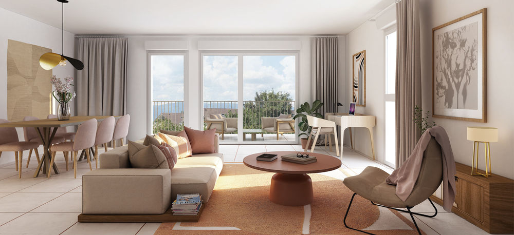 Ce programme immobilier neuf s'implante à Douvaine, comm....