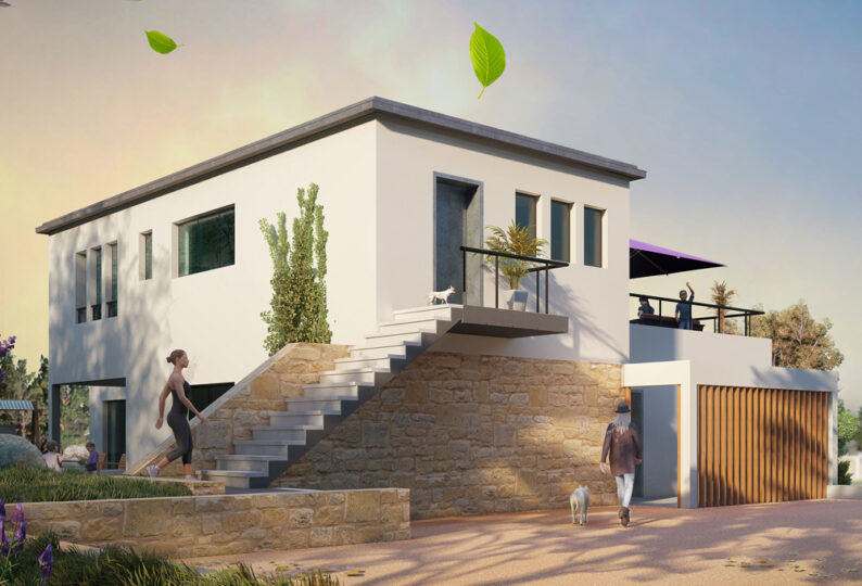 Le programme immobilier neuf s'épanouit au coeur d'un ha....