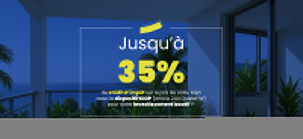 Ce programme immobilier neuf à Saint-Leu, sur la côte ou....