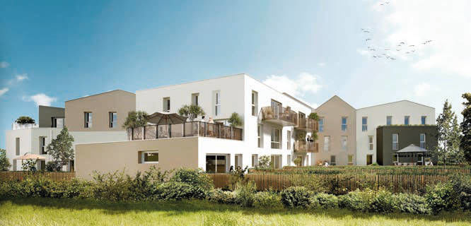 Ce programme immobilier neuf s'installe dans un cadre en....