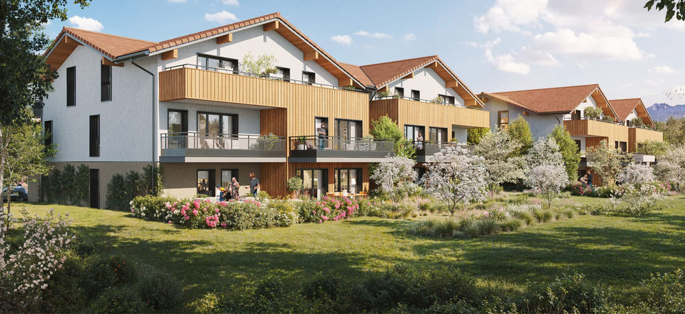 Aux portes des grands paysages alpins, ce programme immo....