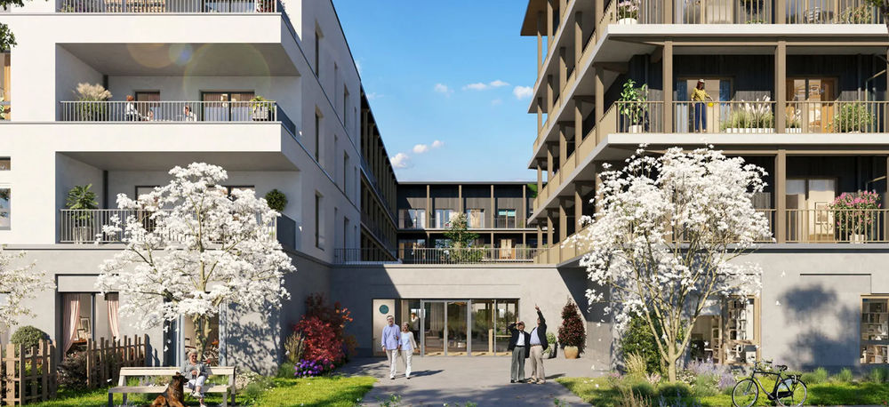 Au coeur de l'écoquartier du Sycomore, à Bussy-Saint-Geo....