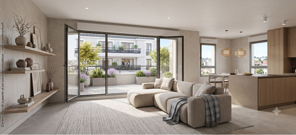 La résidence propose des appartements neufs du 2 au 4 pi....