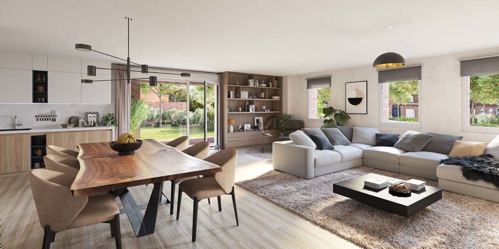 Ce programme immobilier neuf reflète le charme architect....