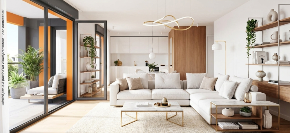 Ce programme immobilier neuf situé en plein centre de Br....