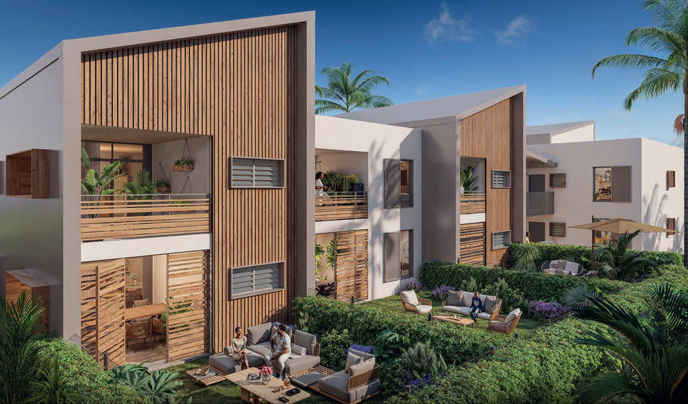 Ce programme immobilier neuf à Saint-Leu, sur la côte ou....