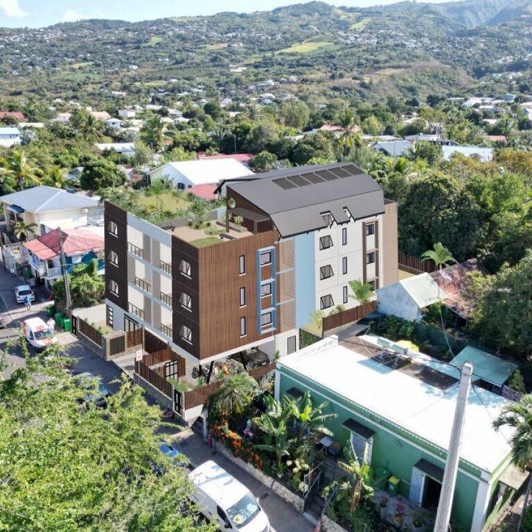 Ce programme immobilier neuf à L'Étang-Salé les Hauts es....