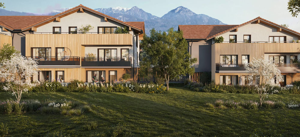 Aux portes des grands paysages alpins, ce programme immo....