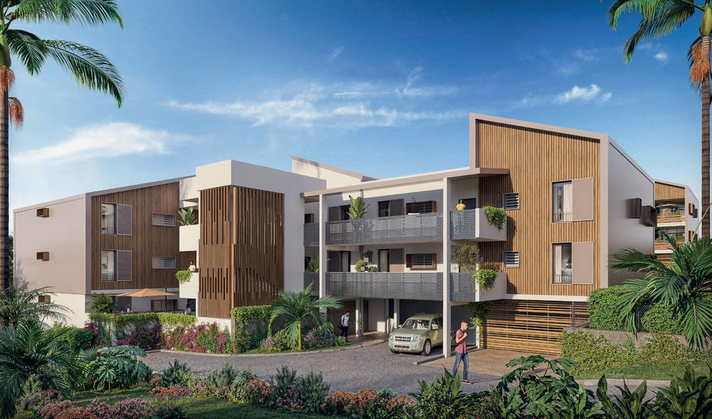 Ce programme immobilier neuf à Saint-Leu, sur la côte ou....