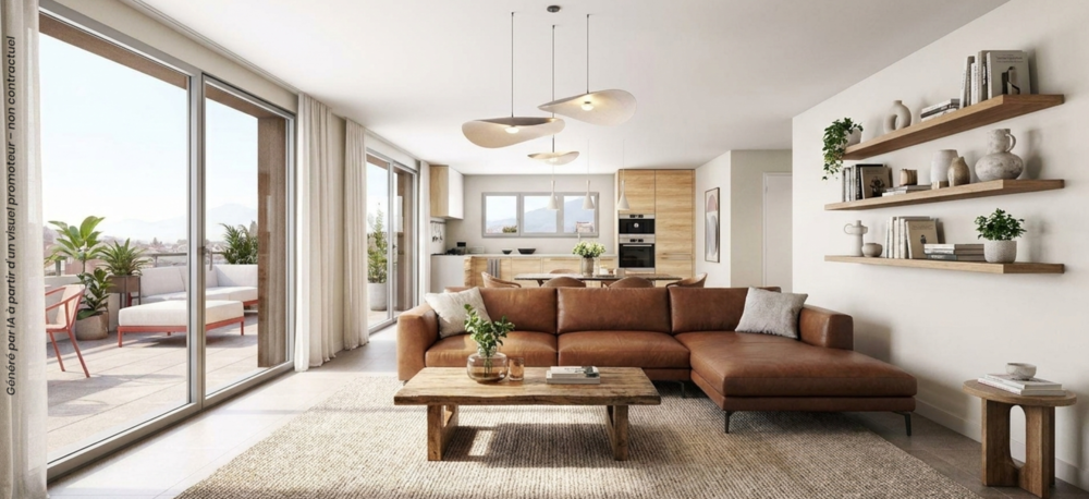 À Le Versoud, ce programme immobilier neuf offre un cadr....