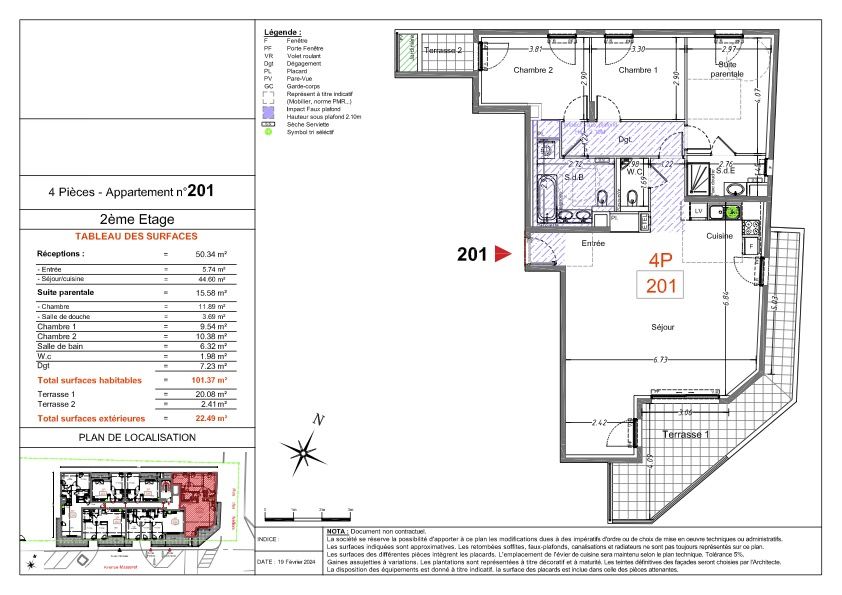 Logement neuf Cagnes sur Mer 6981