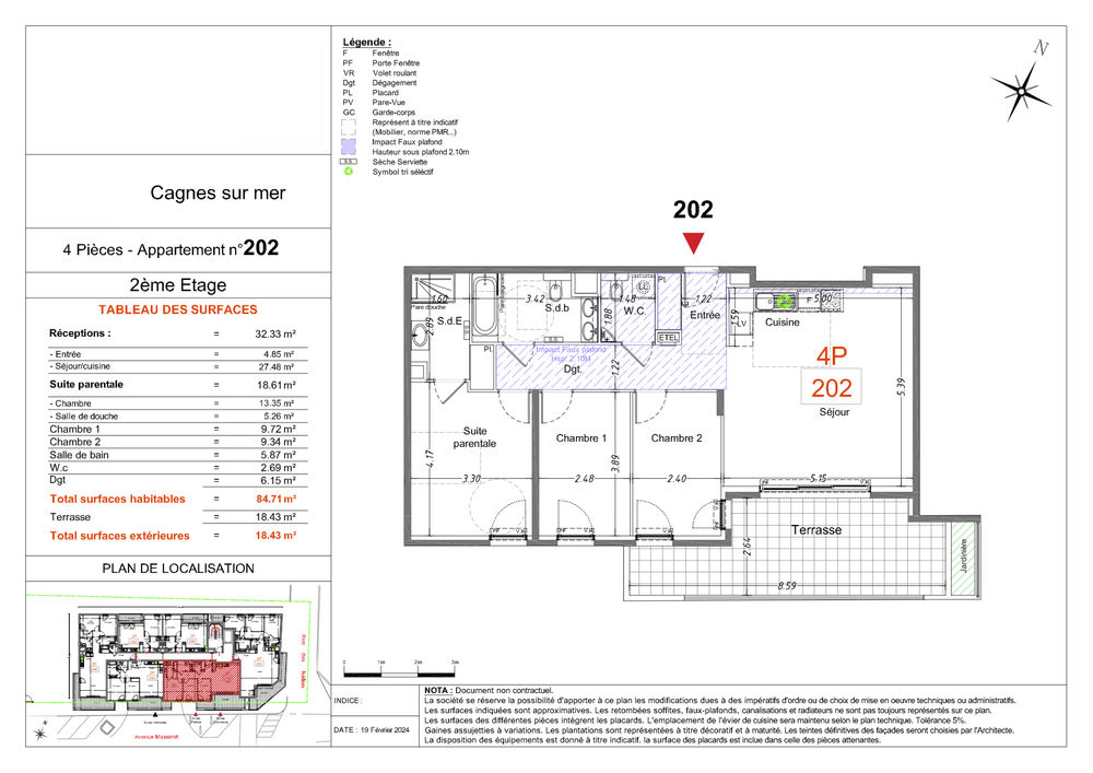 Logement neuf Cagnes sur Mer 6981