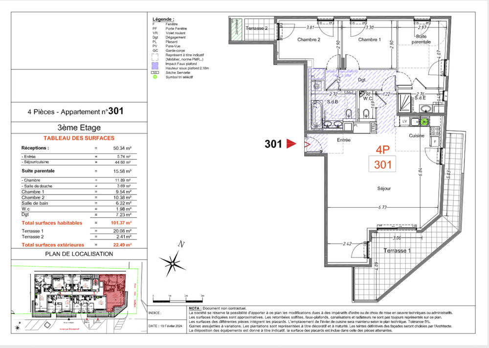 Logement neuf Cagnes sur Mer 6981