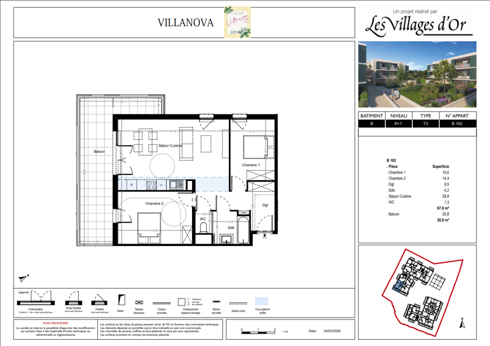 Appartement neuf Villeneuve 11349