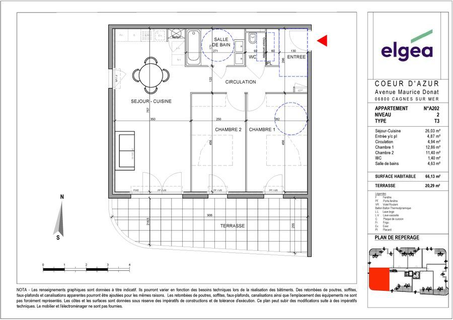 Appartement neuf cagnes sur mer 11341