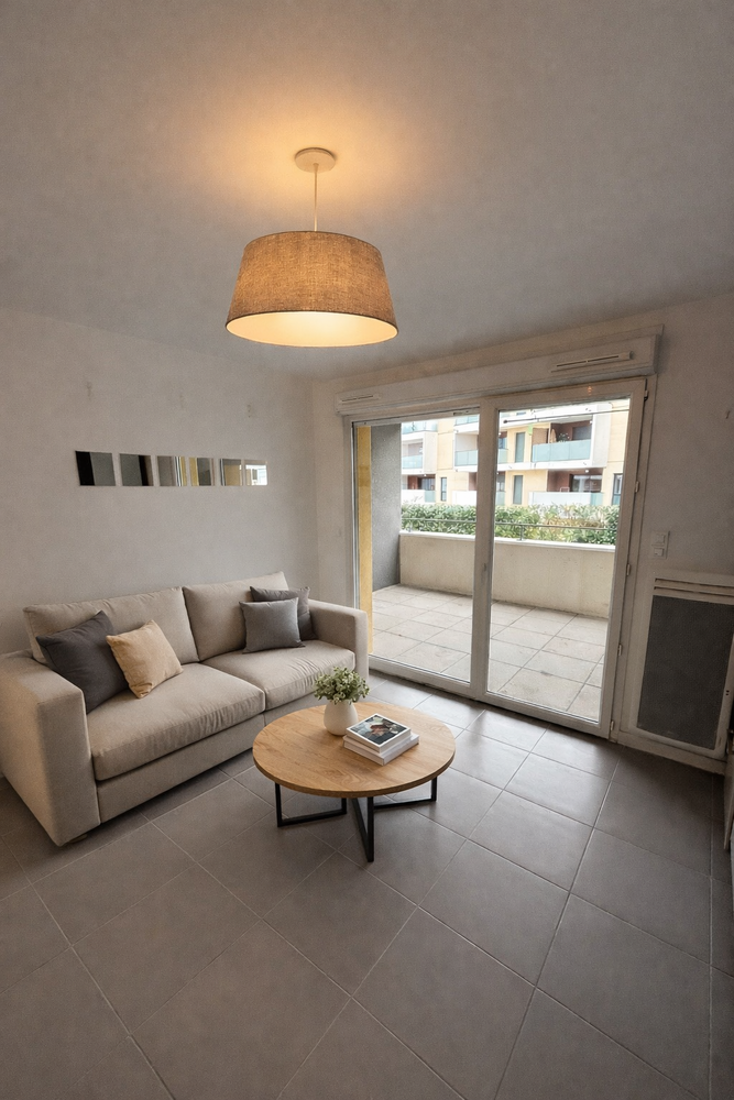 Terrasse signature en residence contemporaine