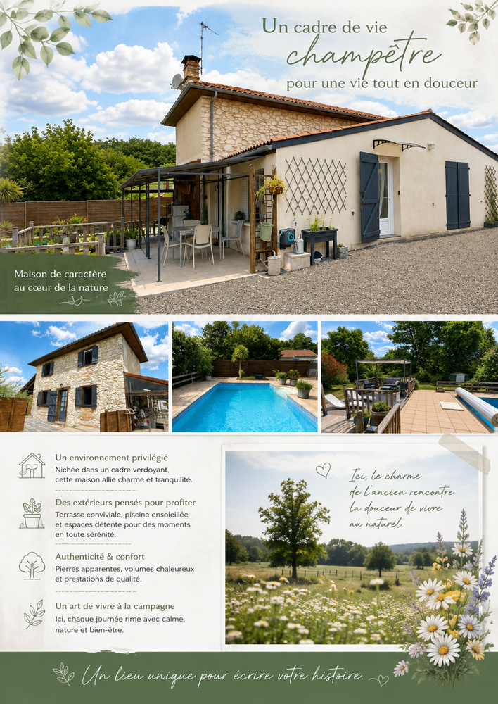 MAISON HEUGAS Authenticité et harmonie avec la nature