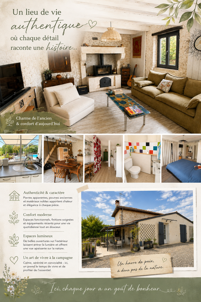 MAISON HEUGAS Authenticité et harmonie avec la nature
