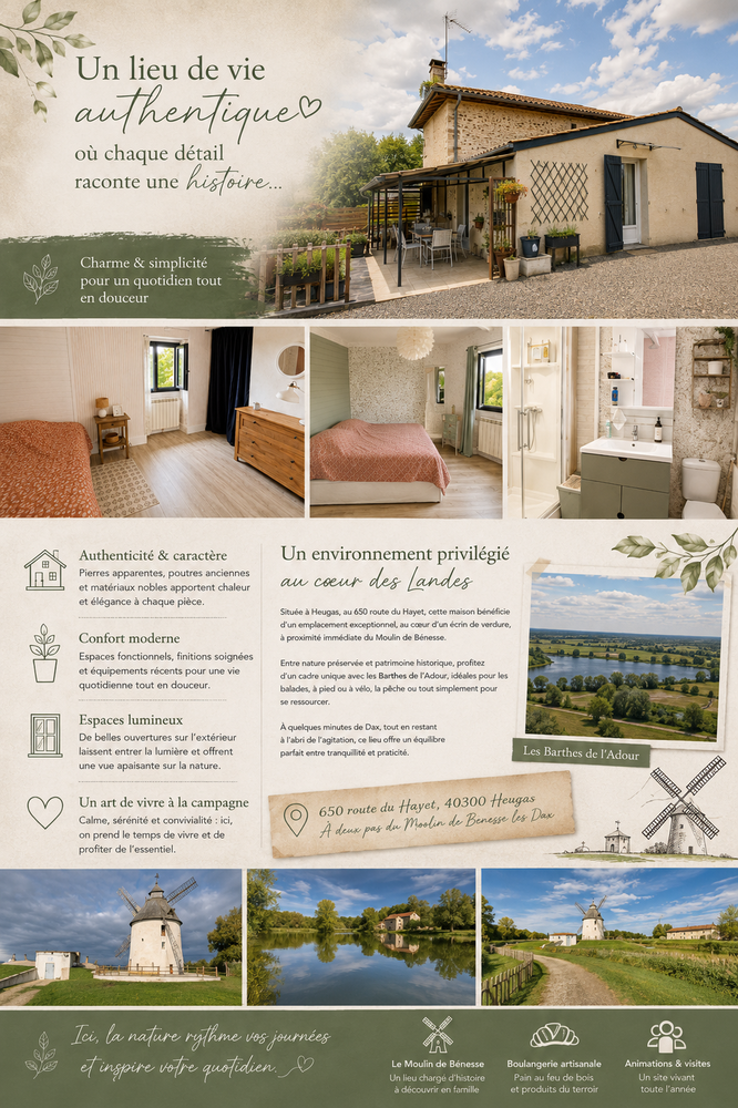 MAISON HEUGAS Authenticité et harmonie avec la nature