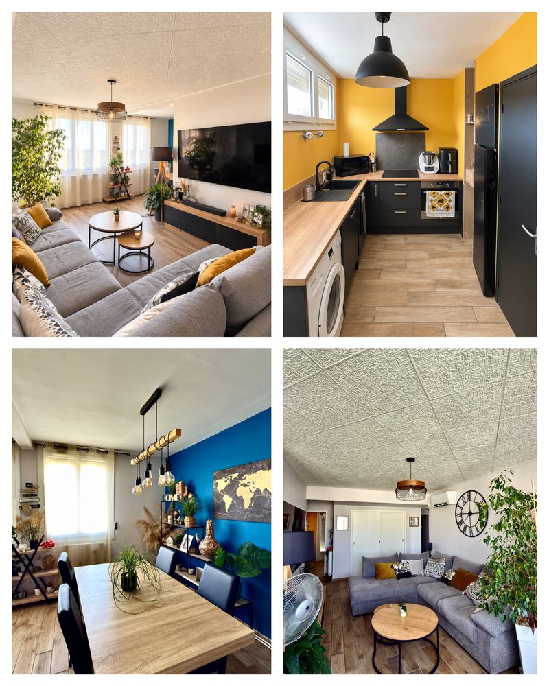 Appartement traversant F3 avec vue dégagée, balcons et stati