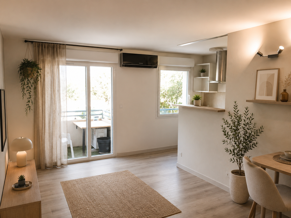 EXCLUSIVITÉ ? NÎMES VACQUEROLLES ? T2 RÉNOVÉ ? 1ER ETAGE ? B