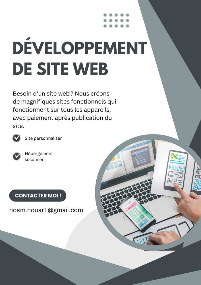 D&eacute;veloppeur Web freelance ? Cr&eacute;ation & optimisation de sites 0  (70123)