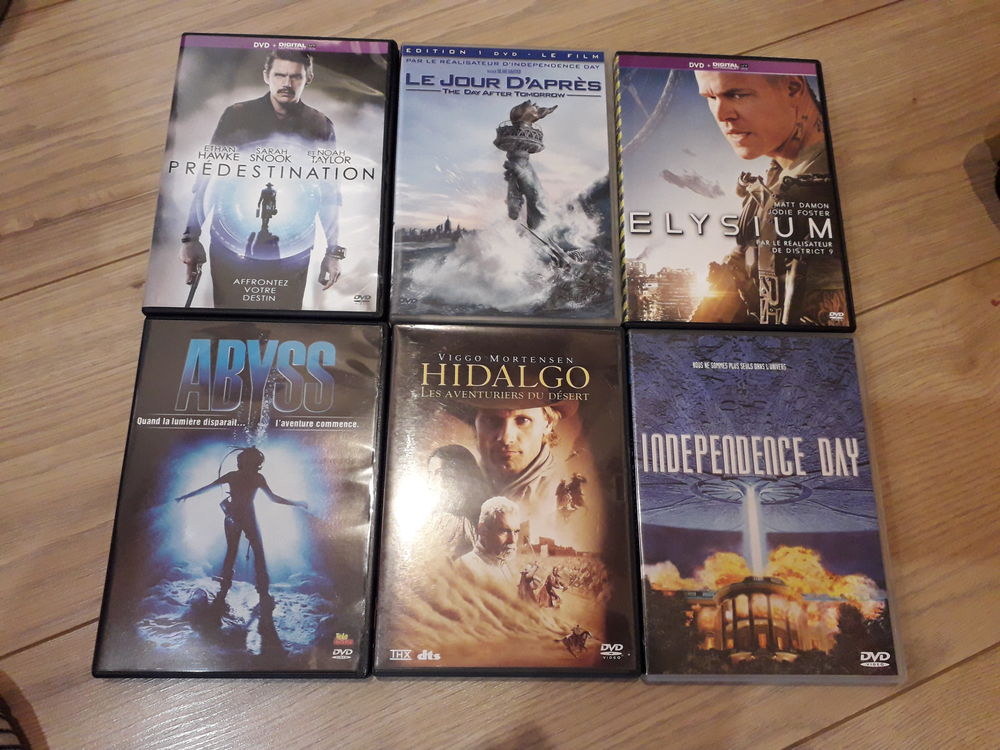LOT DE 6 DVD 20 Bezons (95)