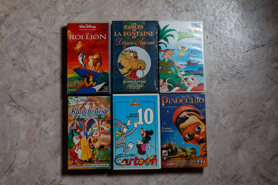 Lot-01 de 6 VHS 15 Villerupt (54)