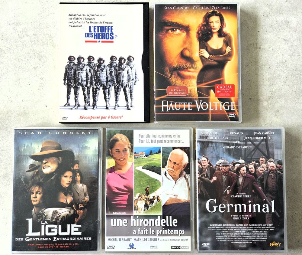 5  DVD's 3 Cannes (06)