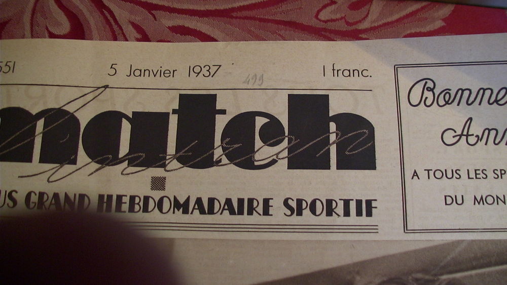 Journaux  sportif  Anciens 0 Rousson (30)