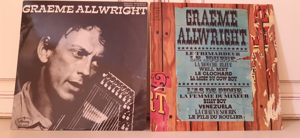 4 vinyles 33 tours de Graeme ALLWRIGHT. 20 Louchy-Montfand (03)