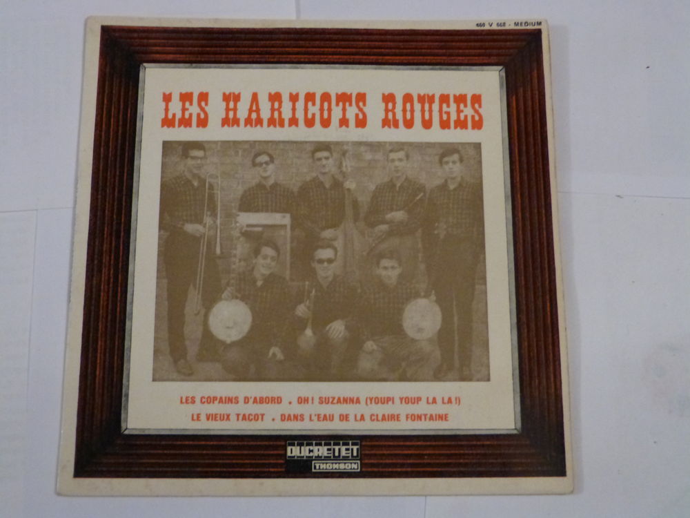 disque  LES HARICOTS ROUGES 8 Brest (29)
