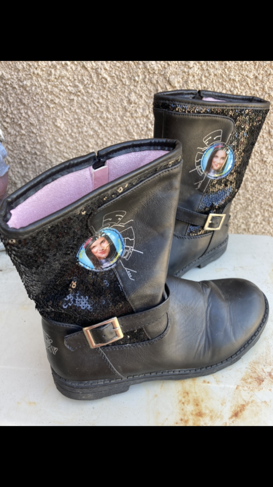 Vends bottines fillette- FRANKy- tr�s peu mises -P 34- color 12 Pins-Justaret (31)