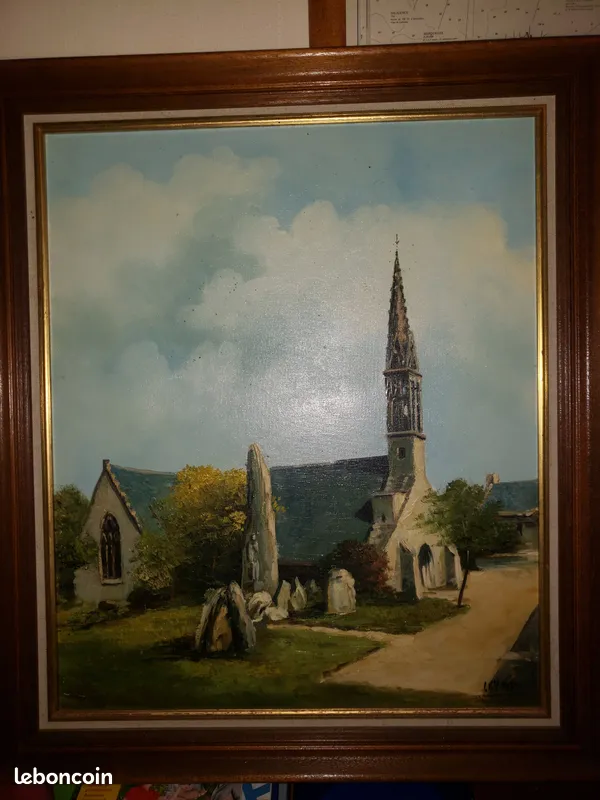 Tableau en huile Plozevet 0 Plogoff (29)