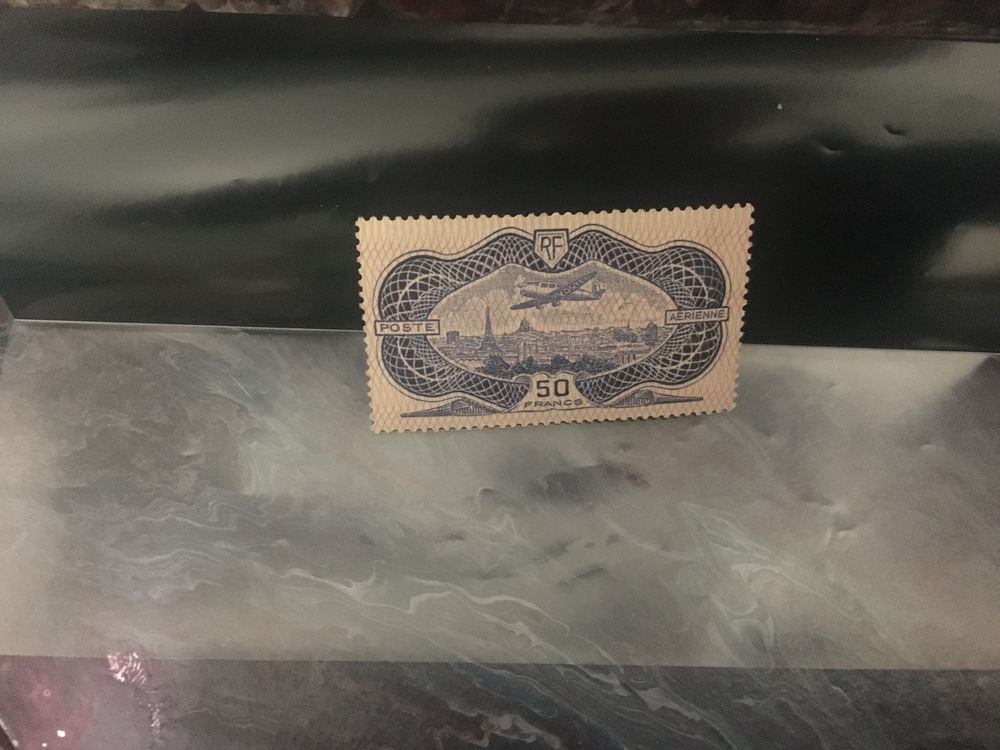 Collection     Timbre poste a�rienne N  15 neuf  sans charni 350 Rochetaillee (42)