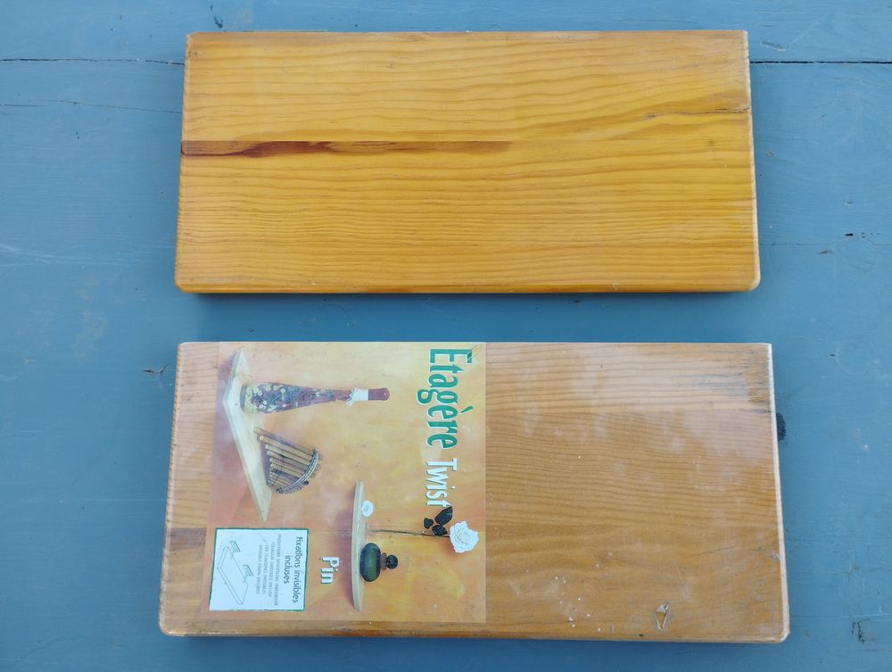 ETAGERES PIN FIXATIONS INVISIBLES - L 40 cm/ P 19 cm / Ep 2 15 Cuttoli-Corticchiato (20)