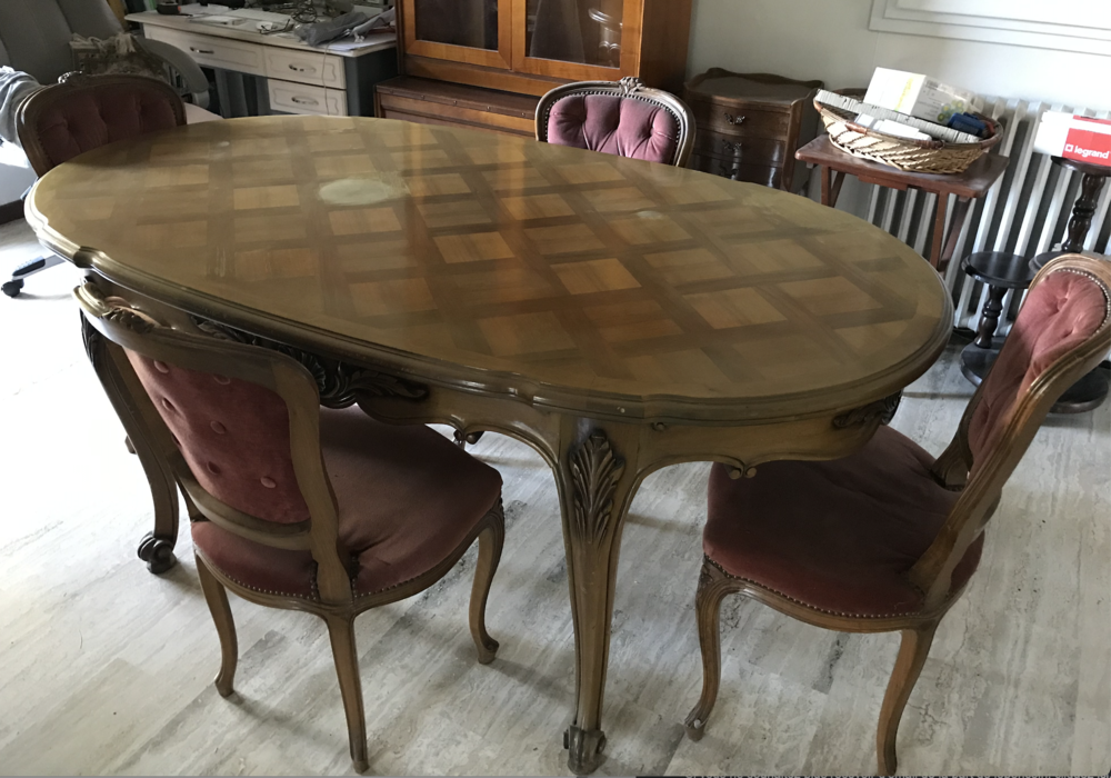 Table de salon bois massif 200 Cabri�s (13)